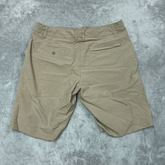 Hang Ten Mens Tan Stretch Chino Shorts Size 36 Casual Lightweight a0398 - Picture 5 of 6